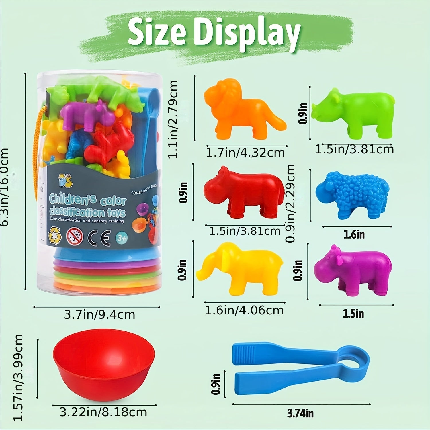 🦁 Brinquedo Educativo de Contagem de Animais – Aprenda Brincando