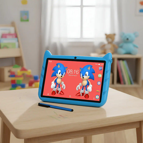 Tablet Kids 7 Polegadas 64gb Sonic  Playstore Menino Menina