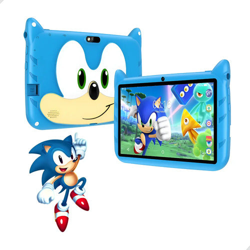 Tablet Kids 7 Polegadas 64gb Sonic  Playstore Menino Menina