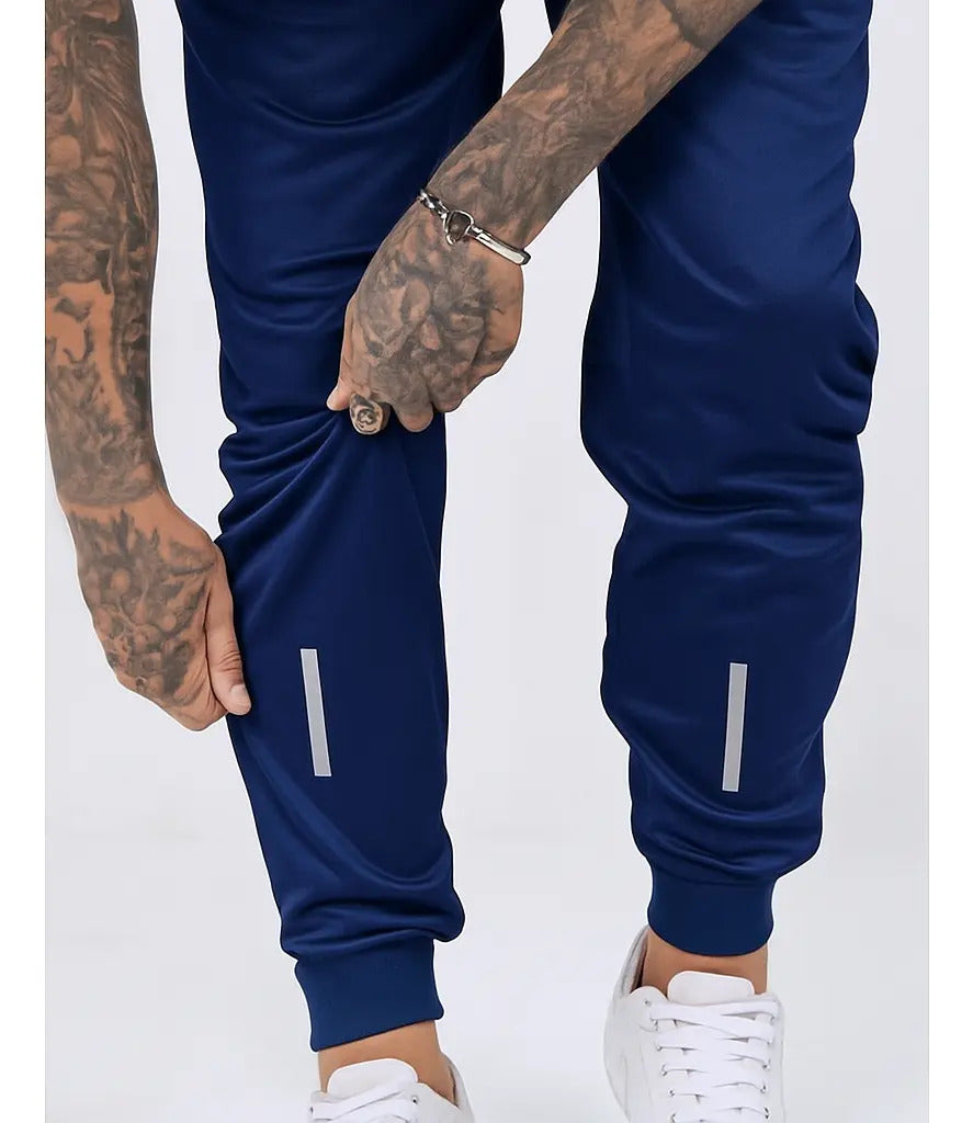 Kit 3 Calça Chimpa Poliéster Zíper No Bolso Corrida Esporte