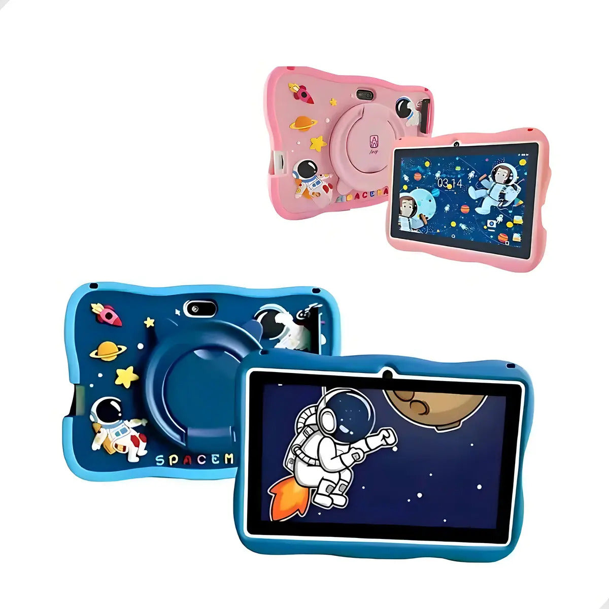 Tablet Mil07 Infantil Milli 6gb Ram + 128gb Astronauta Kids Rosa