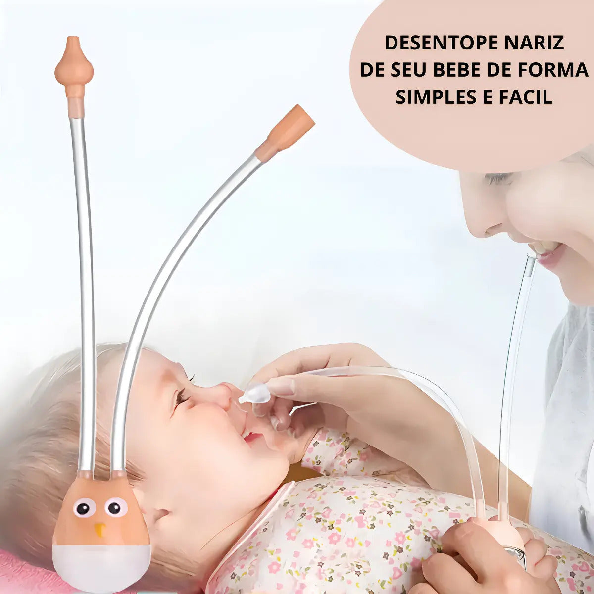 Aspirador Nasal Bebe Infantil Sugador De Catarro Meleca