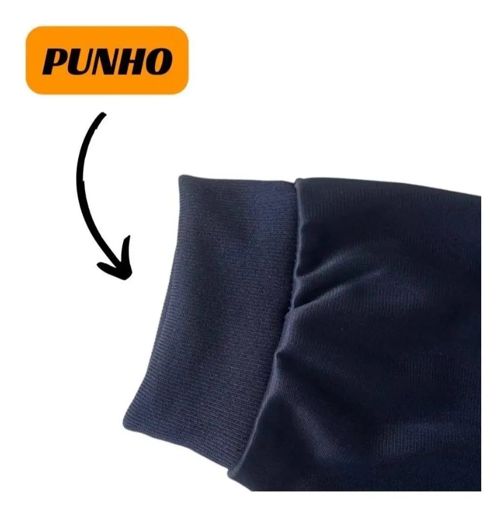 Kit 3 Calça Chimpa Poliéster Zíper No Bolso Corrida Esporte