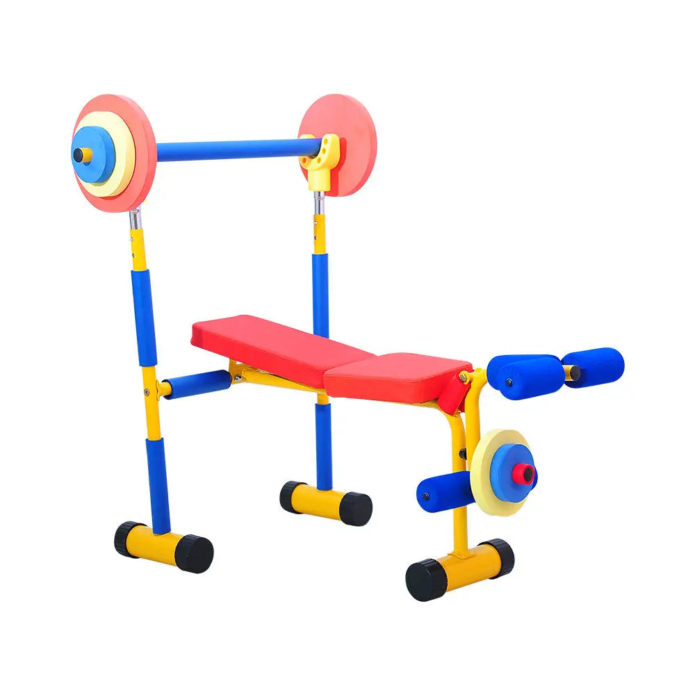 💪 Banco de Musculação Infantil Ajustável – Fitness para Crianças