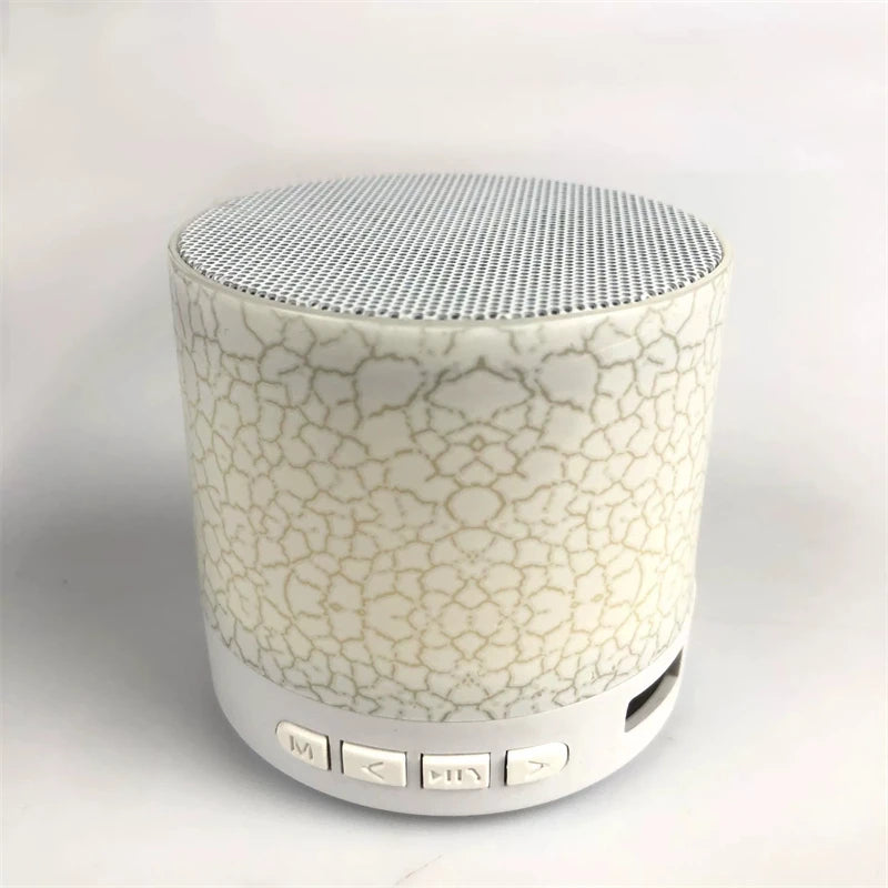 🔊 Mini Caixa de Som Bluetooth A9 – Portátil com Luz LED