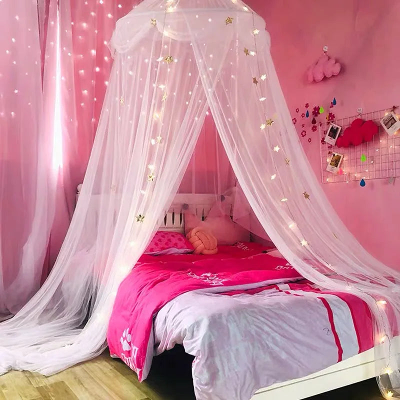 👑 Tenda com Mosquiteiro – Dossel para Cama Infantil - transforme no quarto dos sonhos de toda criança