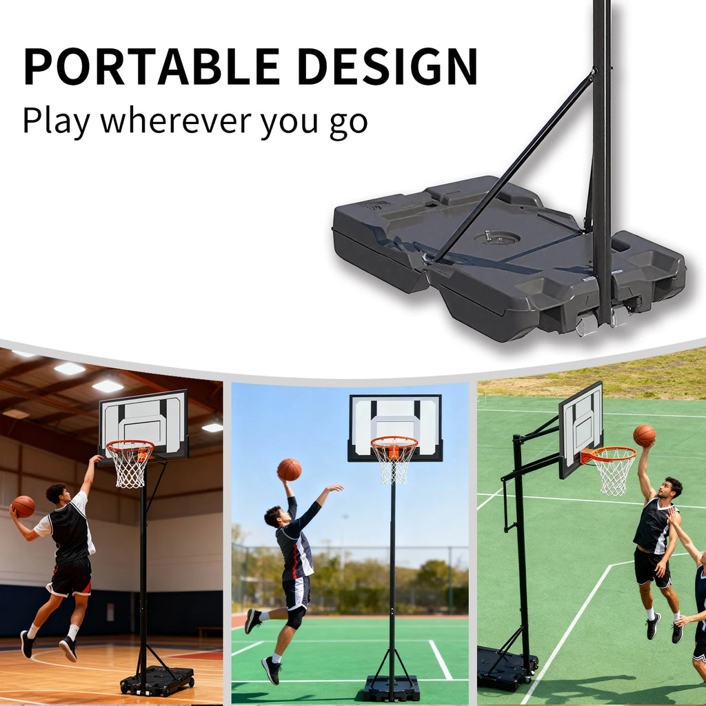 🏀 Cesta de Basquete Portátil com Altura Ajustável