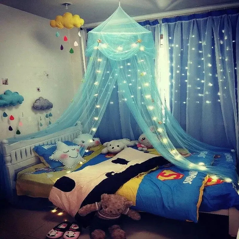 👑 Tenda com Mosquiteiro – Dossel para Cama Infantil - transforme no quarto dos sonhos de toda criança