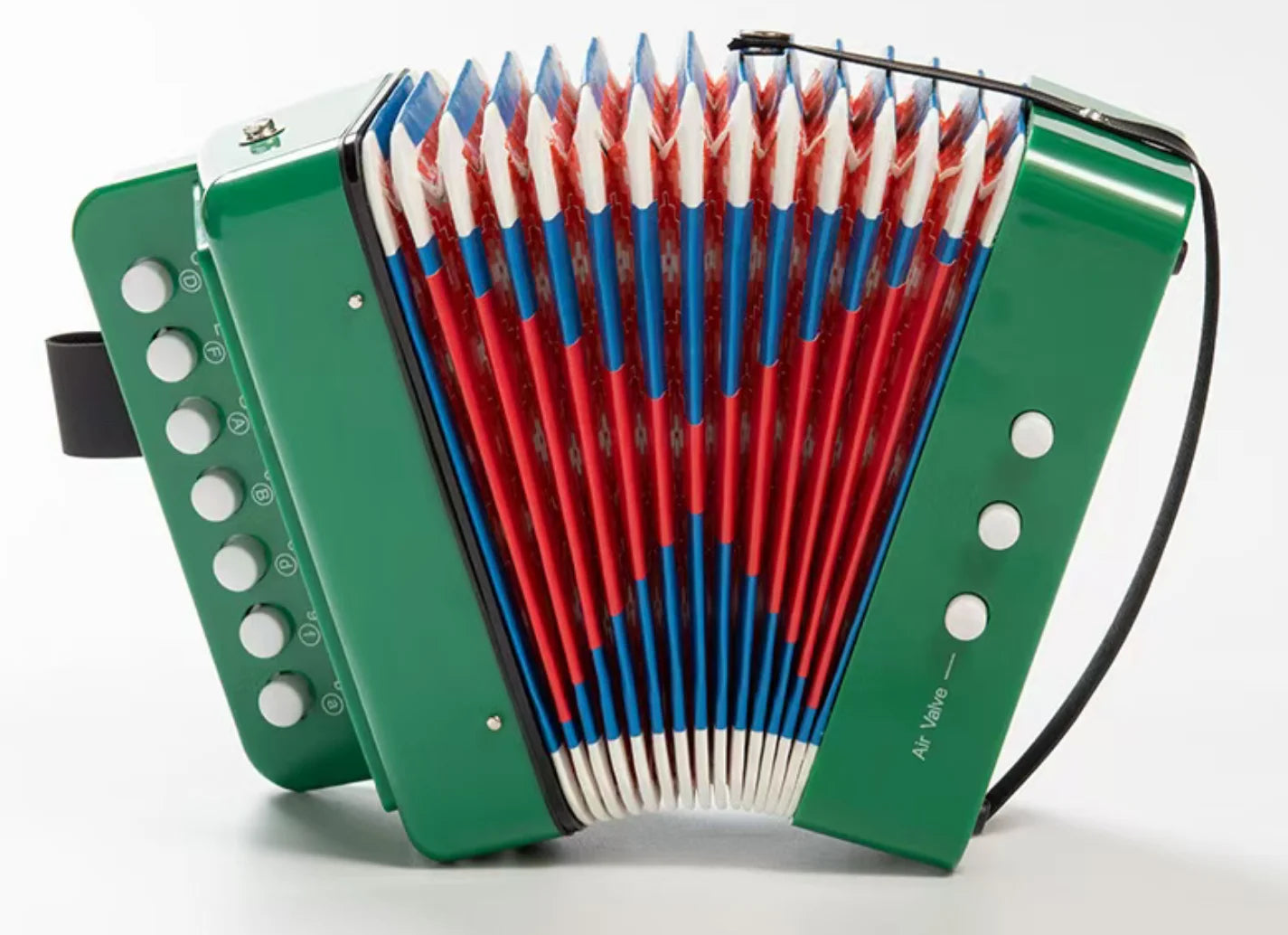 🎵 Acordeão Infantil 7 Teclas e 2 Baixos – Instrumento Educativo