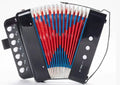 🎵 Acordeão Infantil 7 Teclas e 2 Baixos – Instrumento Educativo