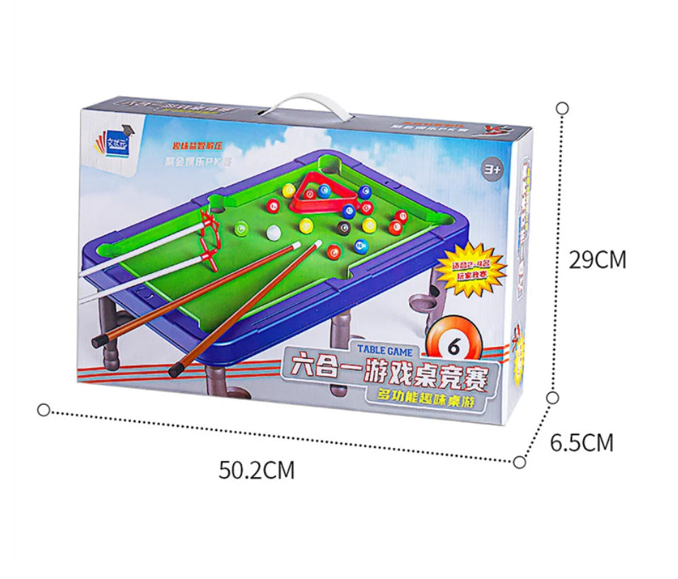 🎮 Mesa de Jogos Infantil 6 em 1 – Diversão Completa