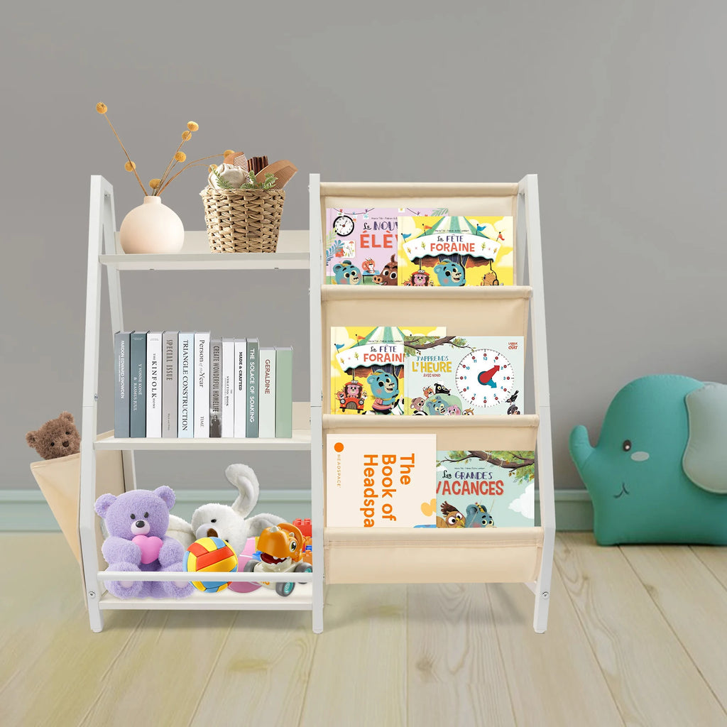 📚 Estante Infantil Organizadora de Livros e Brinquedos – 3 Níveis