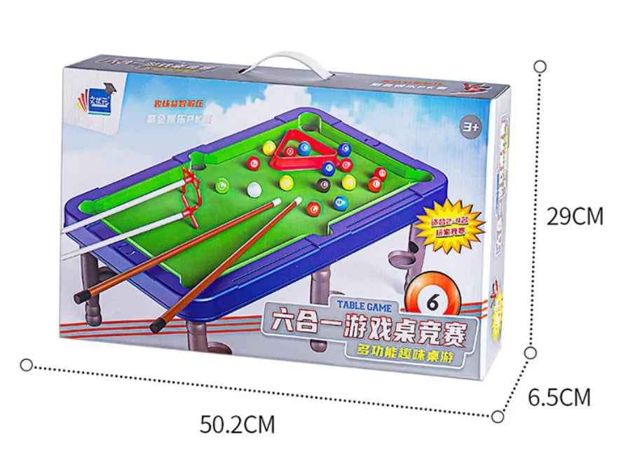 🎮 Mesa de Jogos Infantil 6 em 1 – Diversão Completa