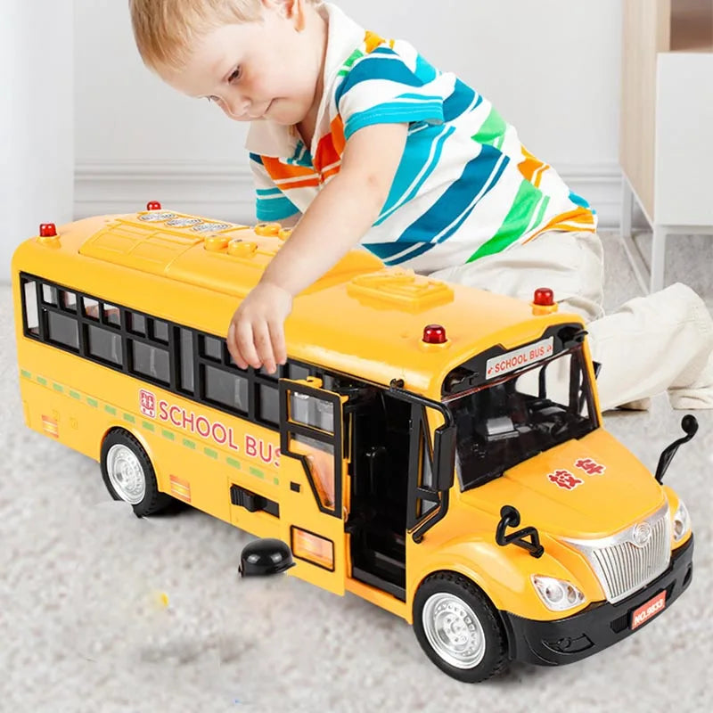 🚌 Ônibus Escolar Infantil Grande – Brinquedo Interativo