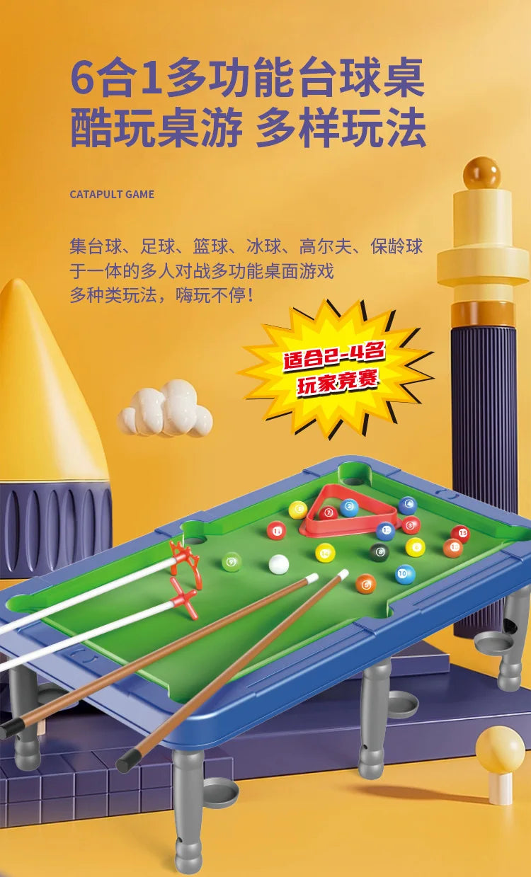 🎮 Mesa de Jogos Infantil 6 em 1 – Diversão Completa