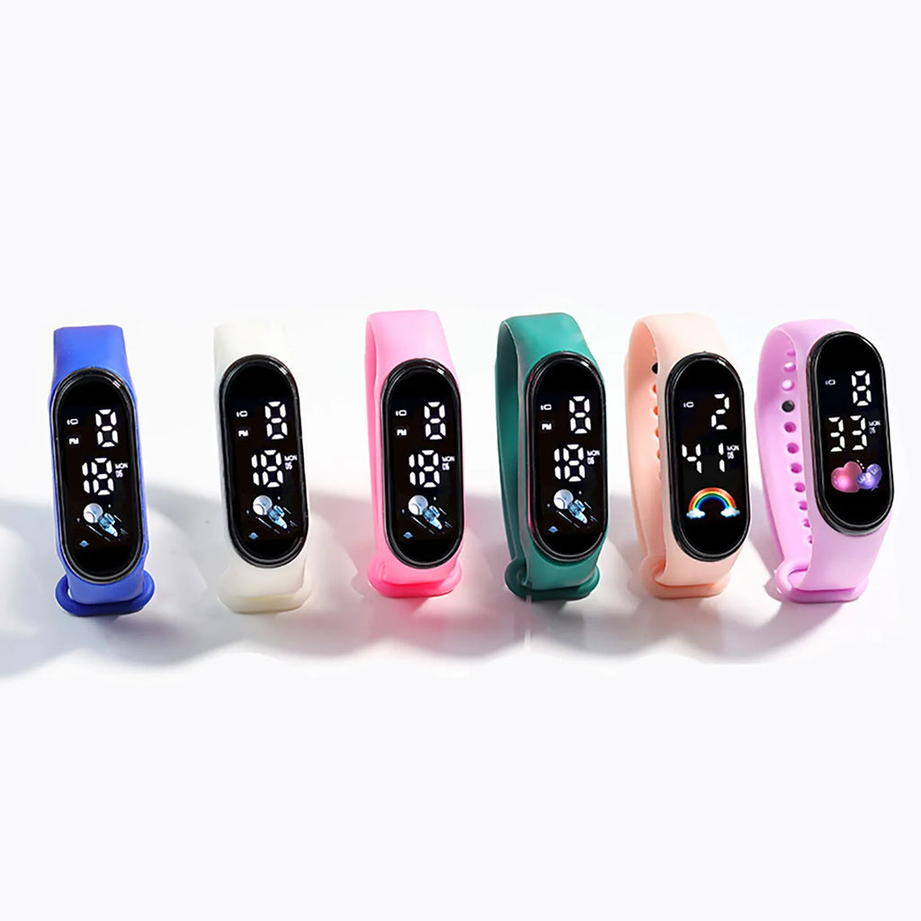 ⌚ Relógio Digital Infantil Kawaii – Silicone  O Relógio Digital Kawaii