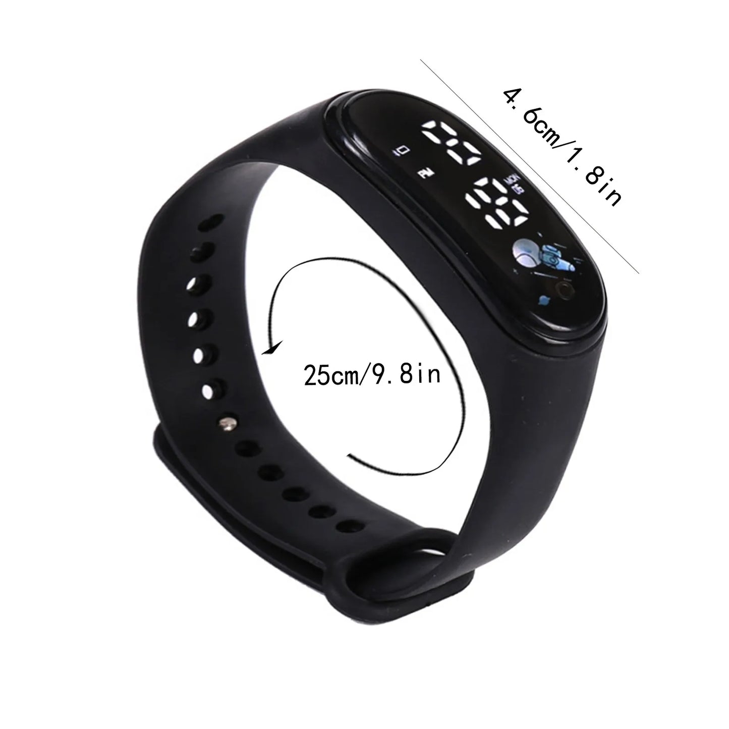 ⌚ Relógio Digital Infantil Kawaii – Silicone  O Relógio Digital Kawaii