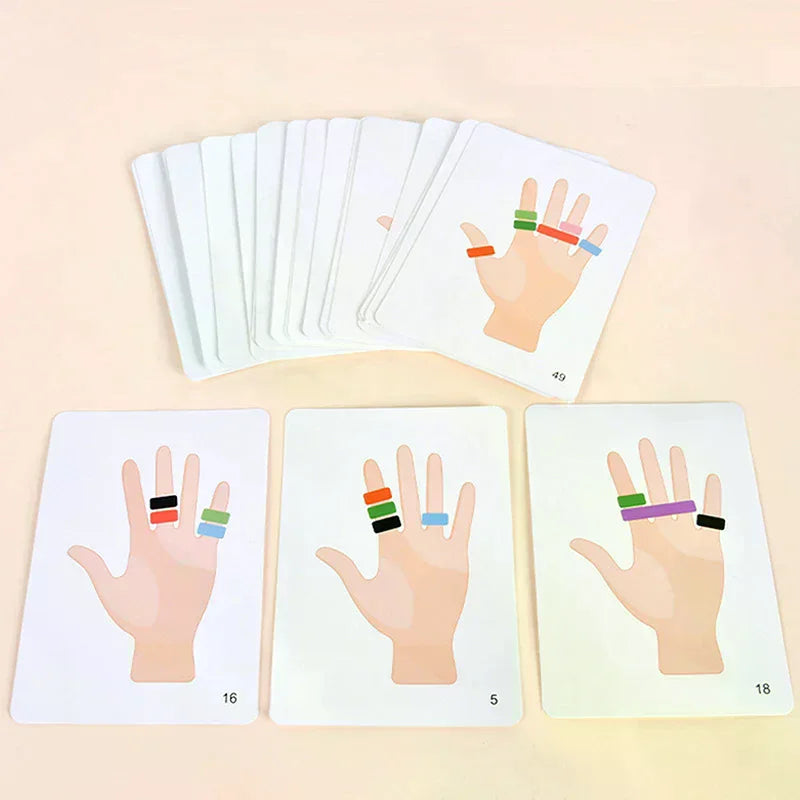 🎯 Jogo de Combinação de Cores com Anéis – Brinquedo Educativo