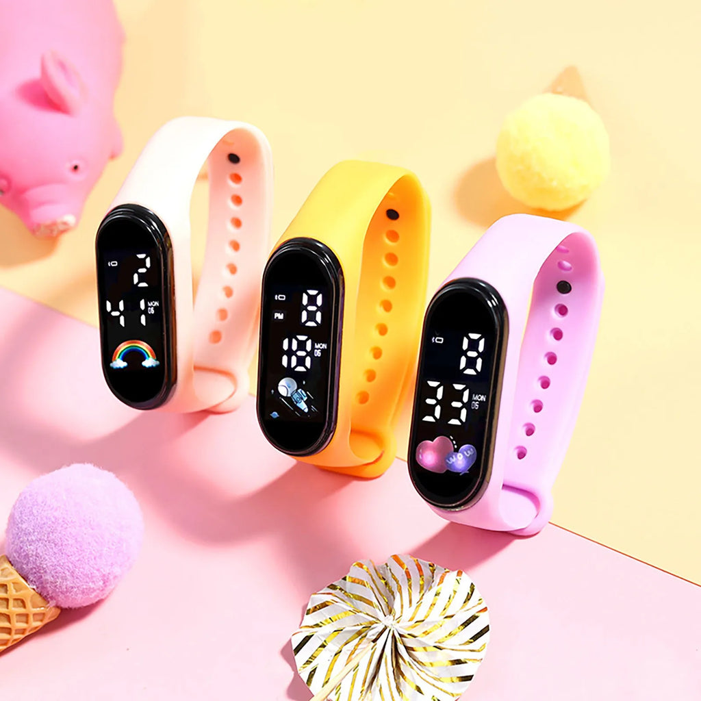 ⌚ Relógio Digital Infantil Kawaii – Silicone  O Relógio Digital Kawaii