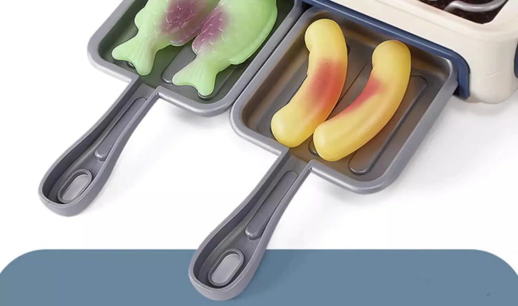 🍖 Churrasqueira Infantil de Brinquedo – Luz, Som e Spray