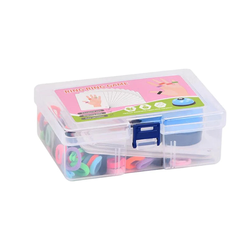 🎯 Jogo de Combinação de Cores com Anéis – Brinquedo Educativo