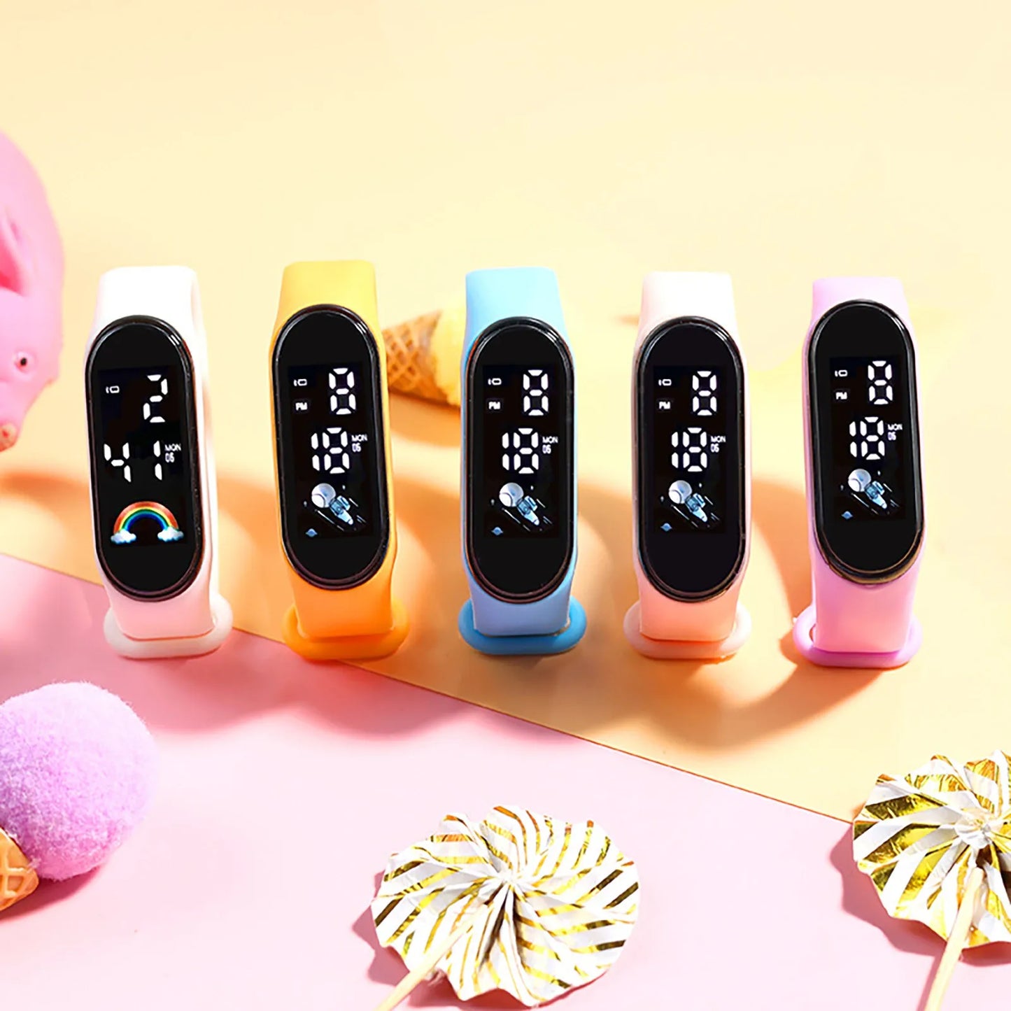 ⌚ Relógio Digital Infantil Kawaii – Silicone  O Relógio Digital Kawaii