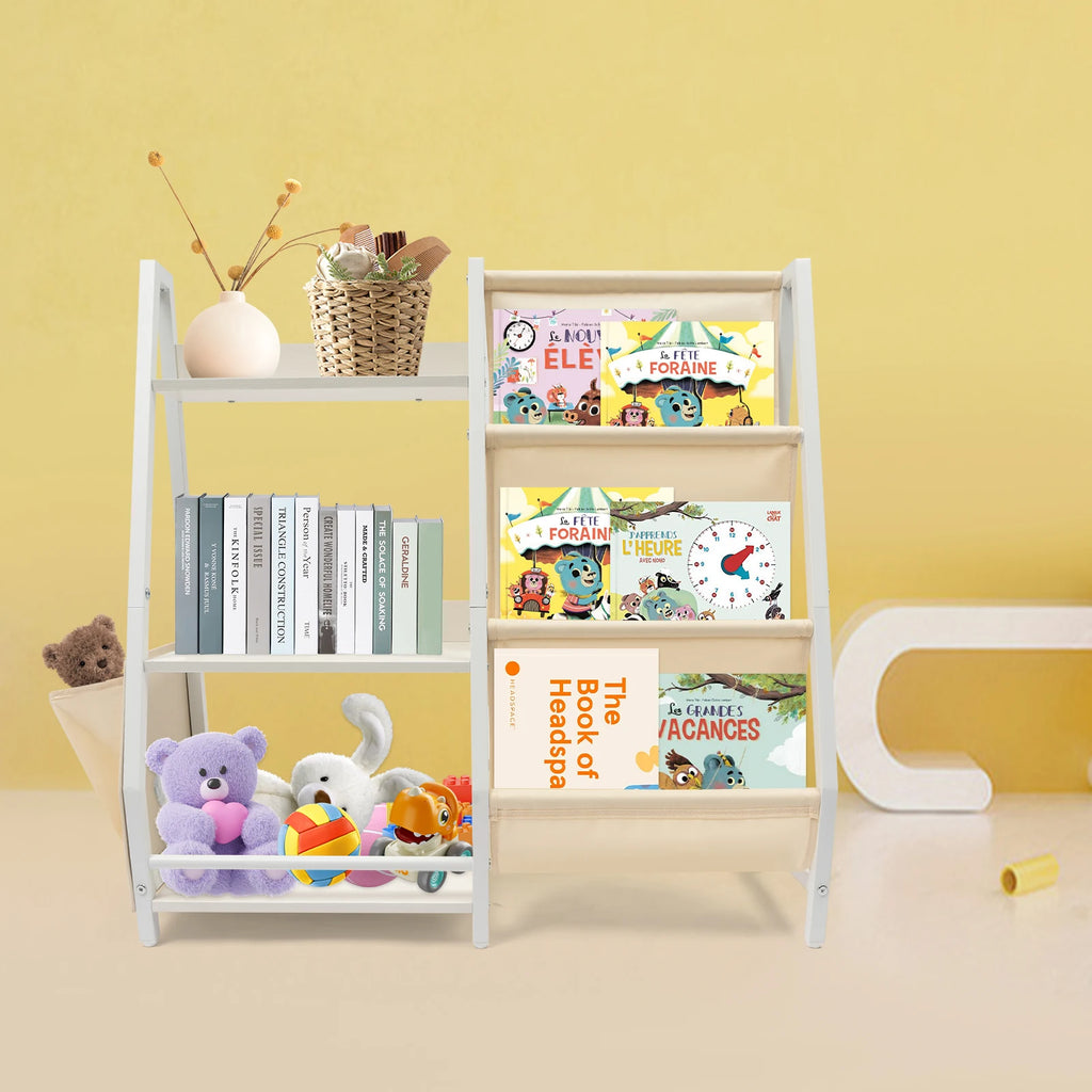 📚 Estante Infantil Organizadora de Livros e Brinquedos – 3 Níveis