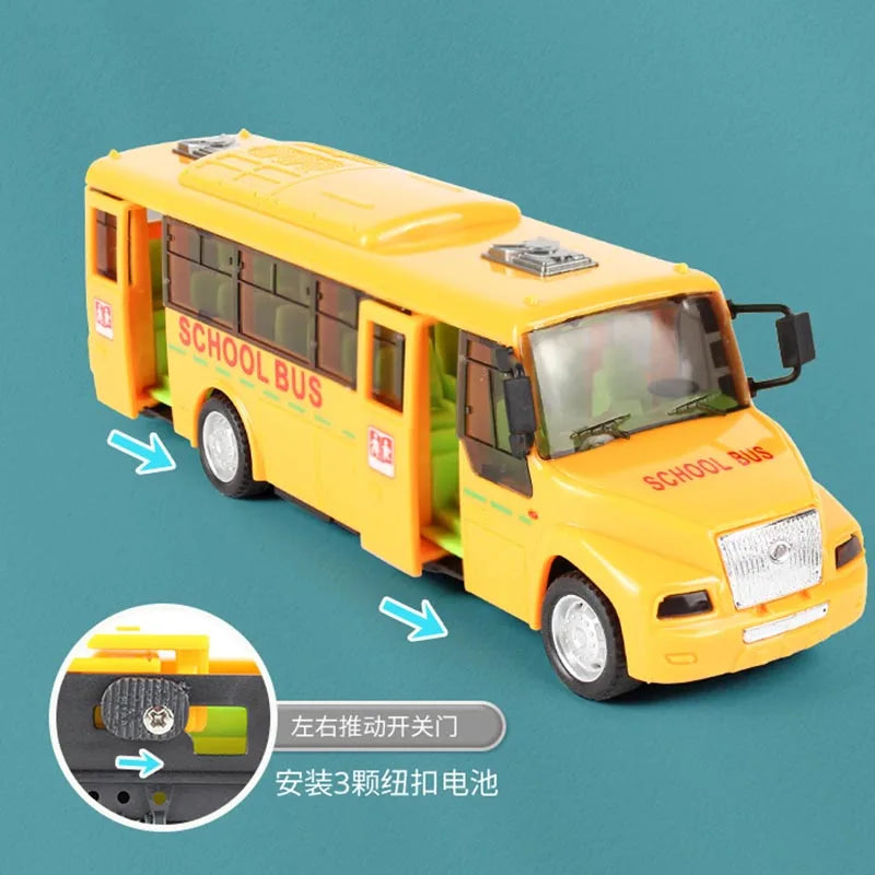 🚌 Ônibus Escolar Infantil Grande – Brinquedo Interativo