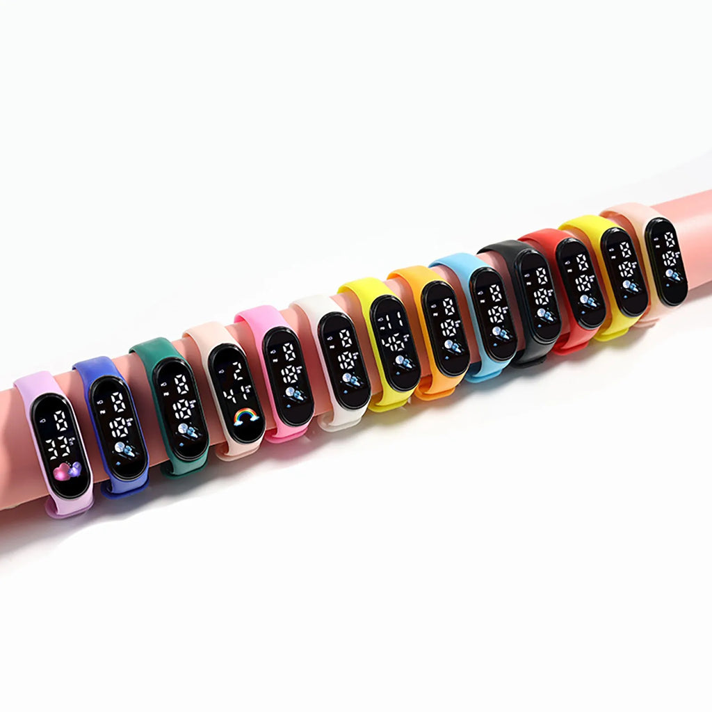 ⌚ Relógio Digital Infantil Kawaii – Silicone  O Relógio Digital Kawaii