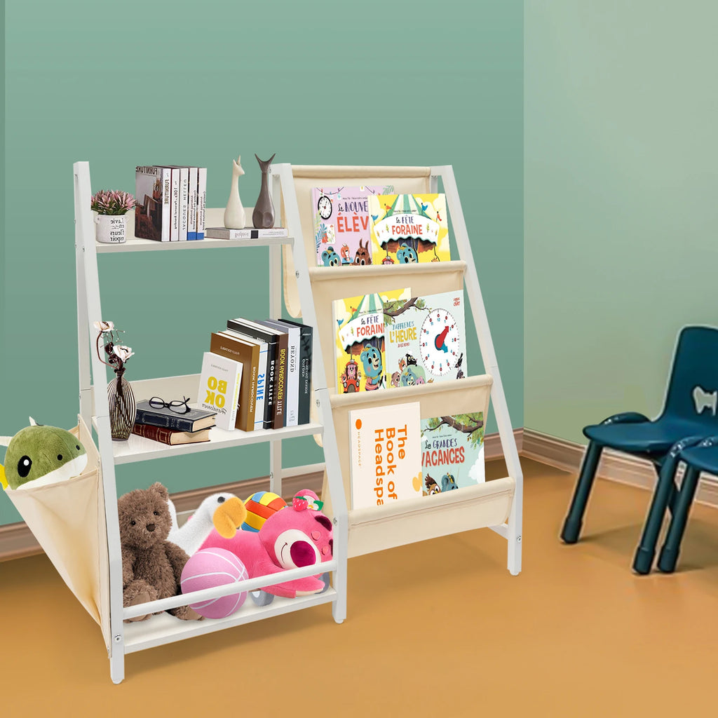 📚 Estante Infantil Organizadora de Livros e Brinquedos – 3 Níveis