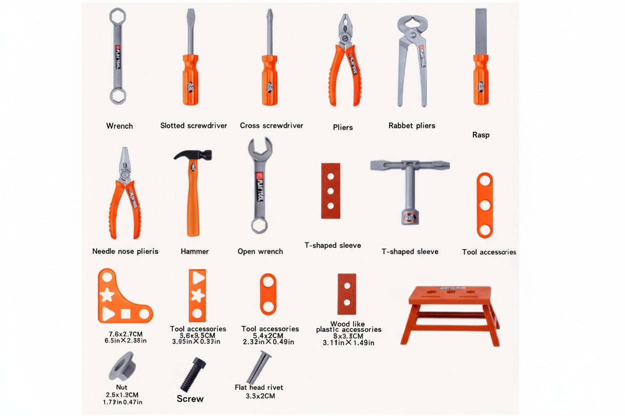 🛠️ Kit de Ferramentas Infantil – Brinquedo Educativo