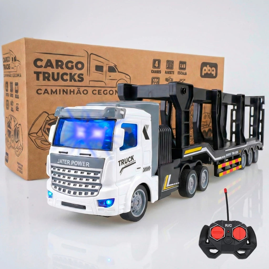 🚛 Caminhão Cegonha Controle Remoto com Carrinhos