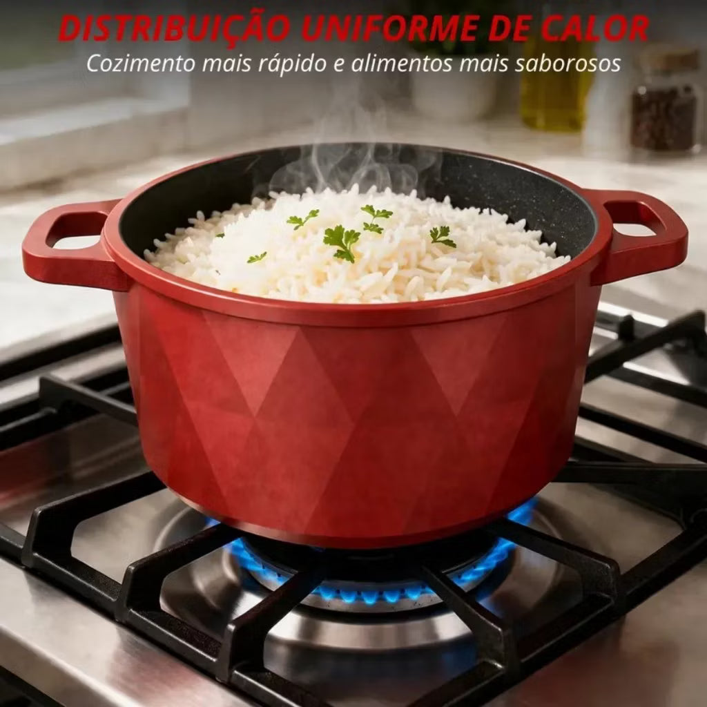 Conjunto Panelas Importado, qualidade superior, Cerâmica London Champs Elysees 18 Peças Robustez e estilo!