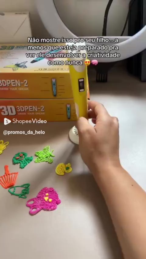Caneta 3D para Criação em PLA – Crie Qualquer Coisa em 3D!