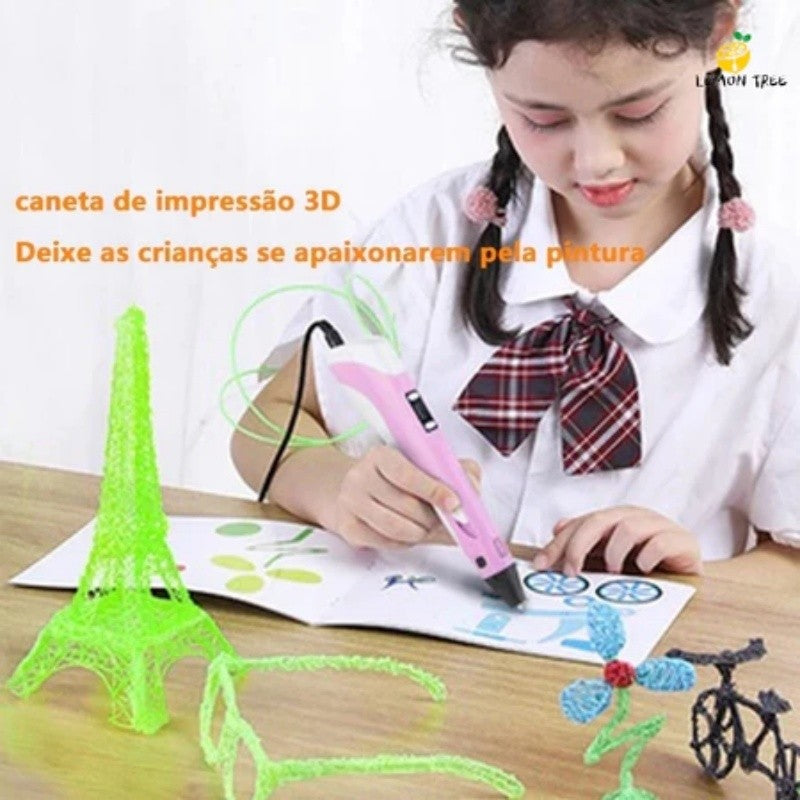 Caneta 3D para Criação em PLA – Crie Qualquer Coisa em 3D!